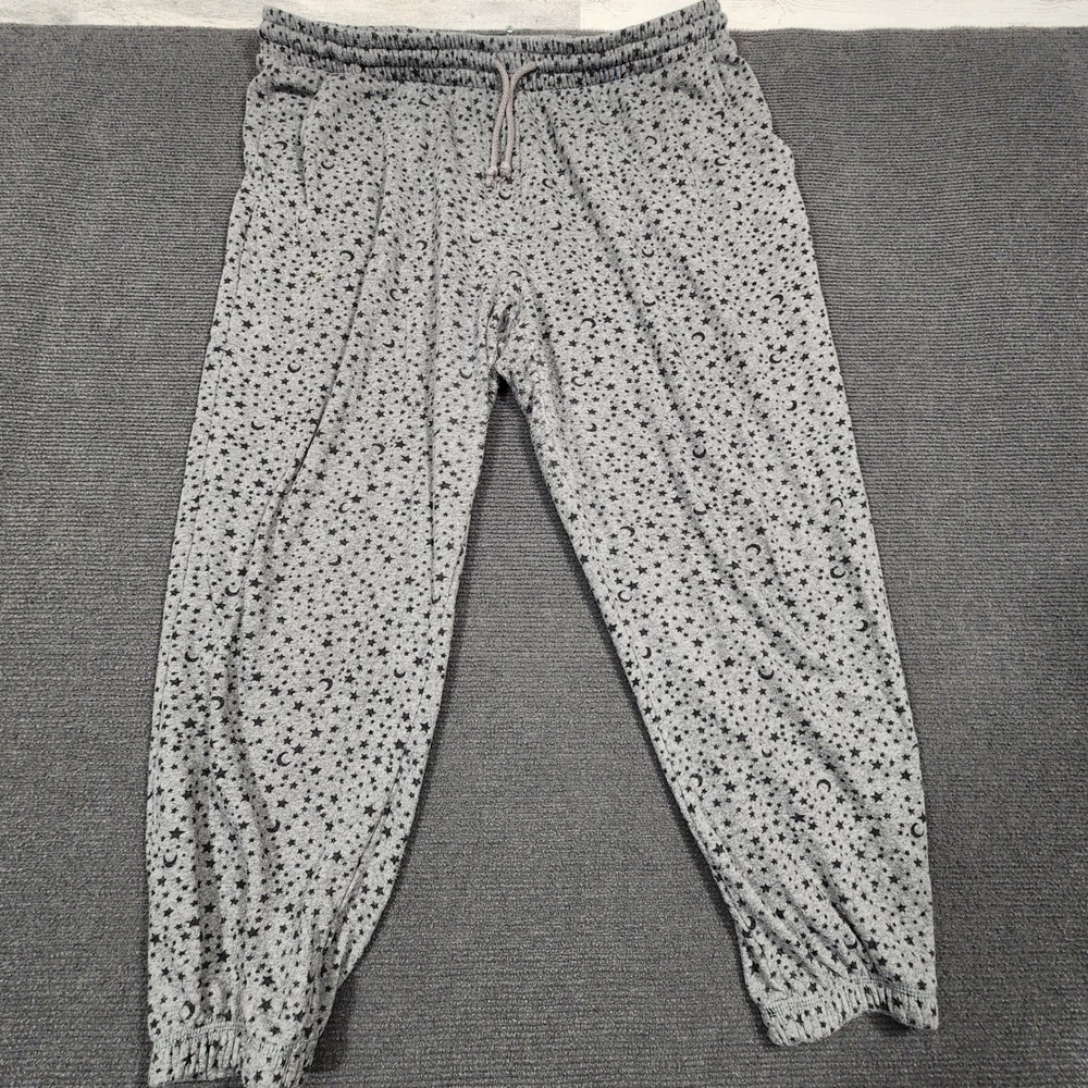 Secret Treasures Pajama Pants Women XL Gray Celestial Moon Star Lounge Joggers